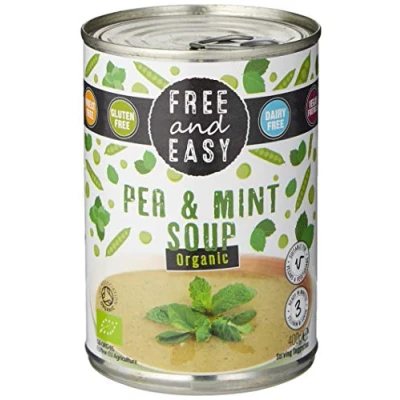 Image of Free and Easy Organic Green Pea Mint Soup, 400 g