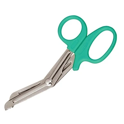 Image of Prestige Medical 870 TEA In Teal Presents 5.5&quot; Nurse Utility Scissor These Fit Your Uniform Pocket, Green