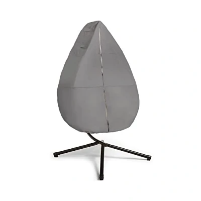 Image of VonHaus Waterproof Egg Chair Cover Premium Heavy Duty, Breathable 420D Oxford Fabric Protection for Hanging Chairs/Garden Seats (H191/171 x D360cm)