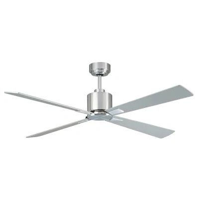 Image of LUCCI AIR Airfusion Climate DC Ceiling Fan, 210520, Energy Saving Technology, Brushed Chrome