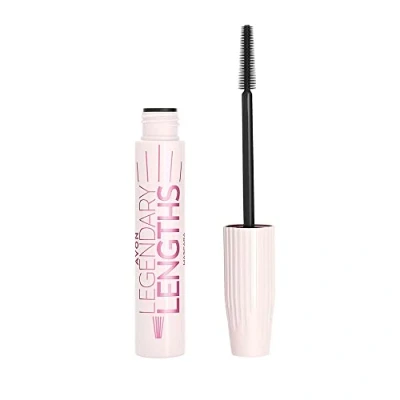 Image of Avon Legendary Lengths Volumising &amp; Lengthening Mascara With 3 x More Volume* 50% Longer Lashes** 10ml Blackest Black