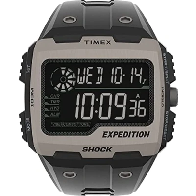 Image of Timex Expedition Grid Shock Men&#039;s 50mm Resin Strap Watch TW4B24900