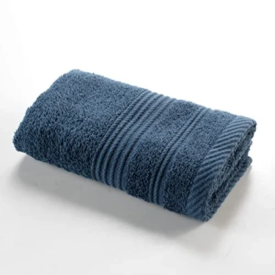 Image of Douceur d&#039;Intérieur, Guest Towel (30 x 50 cm) Tendresse Saphir, Plain Sponge