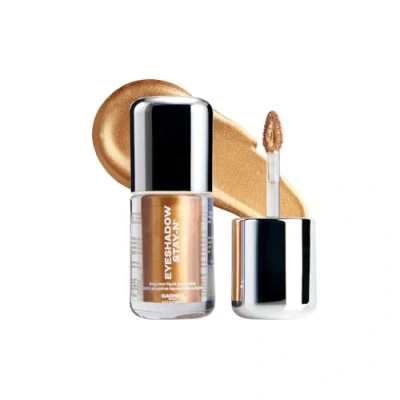 Image of Sacheu Liquid Eyeshadow STAY N Longwear Eye Makeup — Buildable Highly Pigmented &amp; Blendable Shadow Cream in Matte Shimmer Finishes (Sun LIT, 3.55 ml)