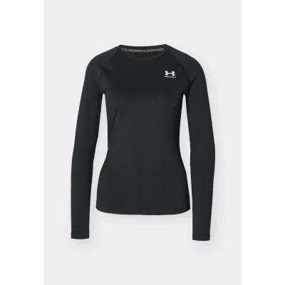 Image of Under Armour Authentics Long sleeved top, Women&#039;s, Size: Large, Black/white