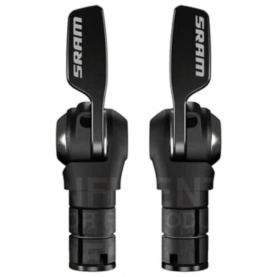 Image of Sram 500 Tt Shifter Set Aluminum (11Spd) Rear/Friction Front, Grey