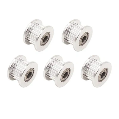 Image of WINSINN GT2 Idler Pulley 20 Teeth 4mm Bore 6mm width Timing Wheel Aluminum For 3D Printer (Pack of 5Pcs)