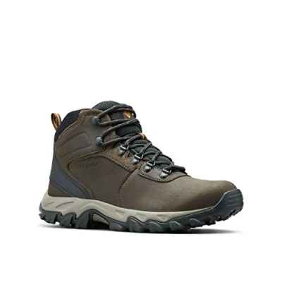 Image of Columbia Newton Ridge PLUS II Waterproof Hiking shoes, Men&#039;s, Size: 7.5, Brown Leather/synthetics
