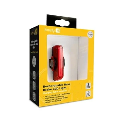 Image of 7x Simply Super Bright 16 Chip LED Rear Bike Light CC026