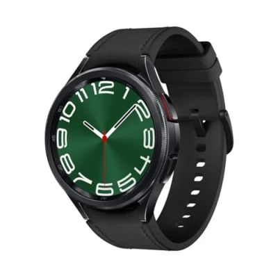 Image of Samsung Galaxy Watch6 Classic Smart Watch, Fitness Tracker, LTE, 47mm, Black, 3 Year Extended Warranty (UK Version)