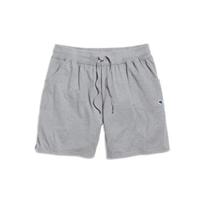 Image of Champion Women&#039;s, Lightweight Lounge, Soft Jersey Comfortable Shorts (Plus, Oxford Gray, 3X