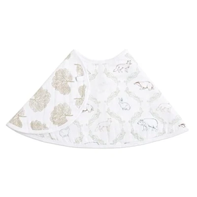 Image of aden + anais essentials Baby Burpy Bib, 100% Cotton Muslin, Soft Absorbent 4 Layers, Multi Use Burp Cloth &amp; Bib for Infant Toddler, 57cm x 28cm, Single, harmony
