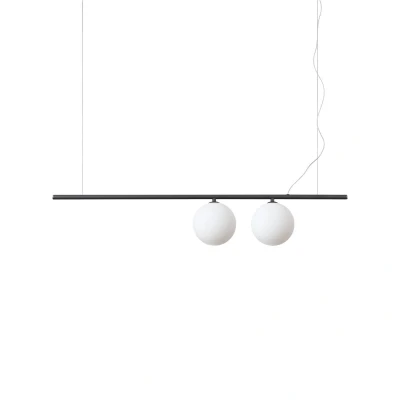 Image of PERLINE 2 Light Bar Pendant Ceiling Black