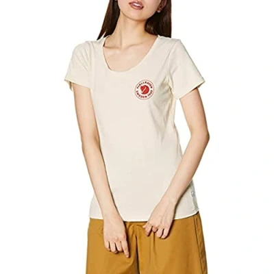 Image of FJALLRAVEN F83513 113 1960 Logo T Shirt W Chalk White S