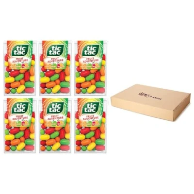 Image of 6 x Fruit Adventure Tic Tac Mint Sweets For Little Moments of Refreshment Sold By VR Angel
