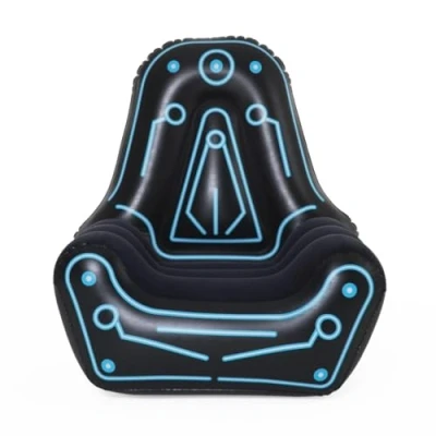 Image of Bestway Inflatable Chair, Vinyl, Black, 112 x 99 125 cm
