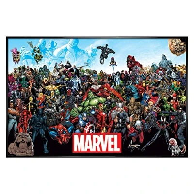 Image of Marvel Comics Gloss Black Framed Universe Maxi Poster 61x91.5cm