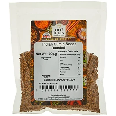 Image of Old India Indian Cumin Seeds Roasted 100g