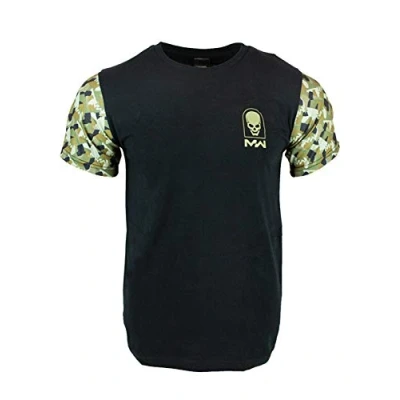 Image of Official Call of Duty Modern Warfare Skull T Shirts M (UK/EU) — S (US) Black