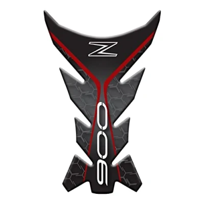 Image of 3D EFFECT ADHESIVE RESIN TANK PAD COMPATIBLE WITH KAWASAKI Z900 v2 (Red)