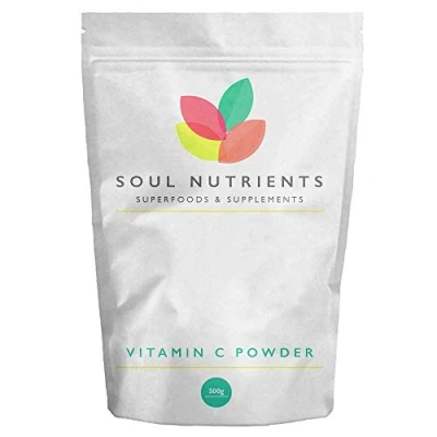 Image of Vitamin C Powder 100% Pure British Pharmaceutical Grade Supplement Ascorbic Acid 500g