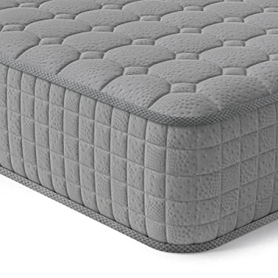 Image of Vesgantti 3FT Single Mattress, 10 Inch Hybrid Mattress with Breathable Memory Foam and Individually Pocket Spring Medium Firm, Grey