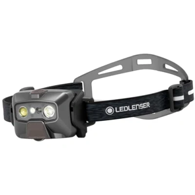 Image of Ledlenser HF6R Signature Rechargeable Head Torch LED 1000lm, 7 Modes inc RGB, Adjustable Focus, Up to 60hrs Runtime, USB C, IP68 Waterproof, Headlamp for Fishing, Camping, Essential Outdoor Equipment