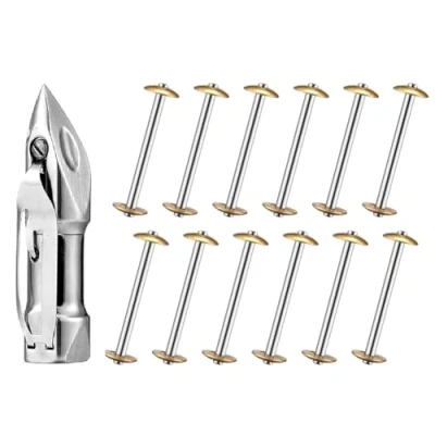 Image of CONFUSE 10 Pcs Bobbins &amp; 1 Sewing Machine Bobbin Case Compatible with 27, 28, 127, 128 Treadle Machines Parts