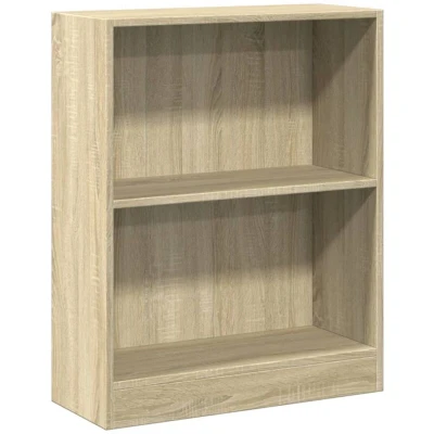 Image of vidaXL Bookshelf Sonoma Oak 60x24x76 cm Engineered Wood
