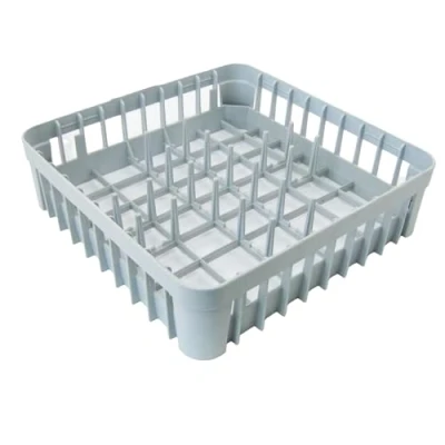 Image of 400mm Glasswasher Open Plate Peg Rack for Washing Plates, Trays and Pans L408xW408xH112mmm