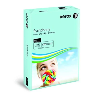 Image of Xerox 80gsm A4 Medium Tints Mid Blue Ream Symphony Paper