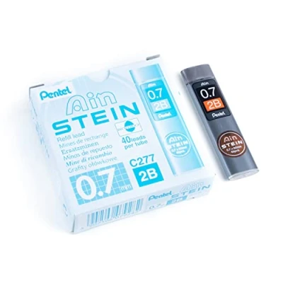 Image of Pentel 0.7 mm 2B Ain Stein Refill Leads (Pack of 12)