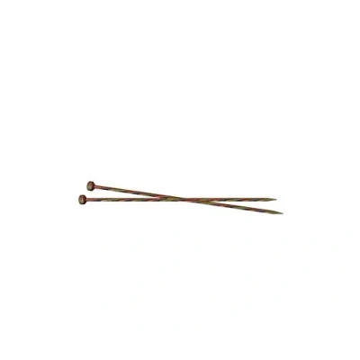 Image of KnitPro 25 cm x 3 mm Symfonie Single Pointed Needles, Multi Color