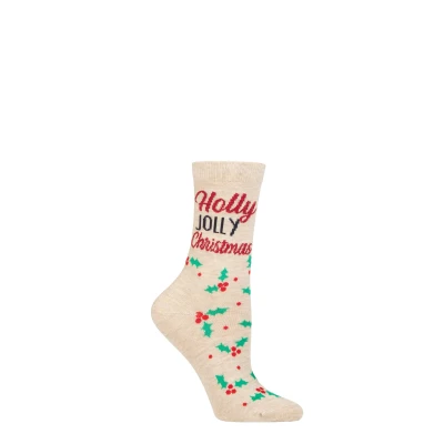 Image of Women&#039;s 1 Pair Charnos Holly Jolly Socks Multi One Size