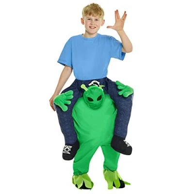 Image of Morph MCKPBAL Piggyback Alien Costume, Unisex Child, Big Kid, One Size