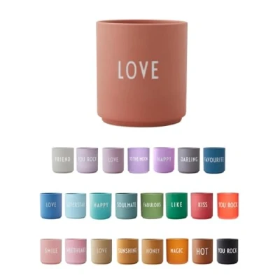 Image of Design Letters Coffee cup Christmas Gifts for Women &amp; Men Porcelain Mug Decorations, Table Decoration Presents Tea Novelty 250 Ml