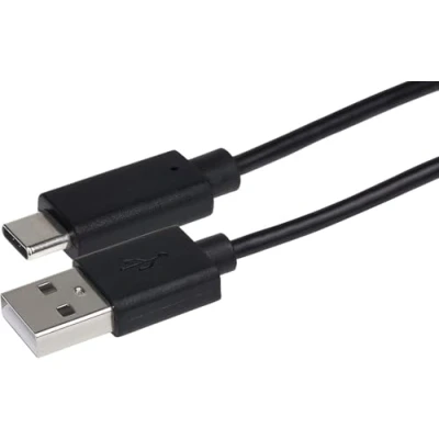 Image of Maplin Fast Charging USB C to A 2.0 Cable, 2m, and Syncing, for Apple MacBook, iPad Pro, Air, iPhone 15, Samsung Galaxy phones, Microsoft Surface, Google Pixel, Honor more