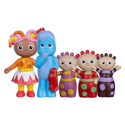 Image of In the Night Garden Toy Figure Set, including, Igglepiggle, Upsy Daisy &amp; Tombliboos. Cbeebies TV Show. Toddler toys, Aged 18ms+. Includes 5 figures.