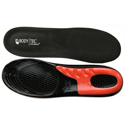 Image of Bodytec wellbeing (UK 8 11) Massaging Gel Insoles for Running or Hiking. Fantastic Shock Absorption