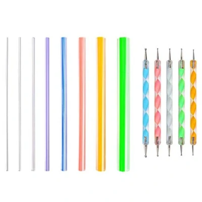 Image of Jaopary Mandala Dotting Tools Set for Painting Rocks,Painting Rocks Dot Kit,Acrylic Stick,Point Drill Tool,Stencil DIY Wall Art