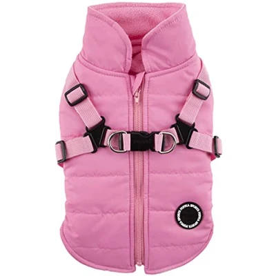 Image of Puppia New Mountaineer Coat, Small, Pink
