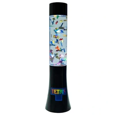 Image of Fizz Creations Tetris Flow Light. Themed Mood Light with Tetrimino Shapes. 14 Inch Tall. USB Powered. Officially Licensed Merchandise.
