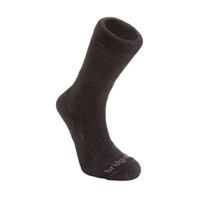 Image of Bridgedale Essential Kit Black Trailblaze Long Men&#039;s Sock Size XL UK 12+