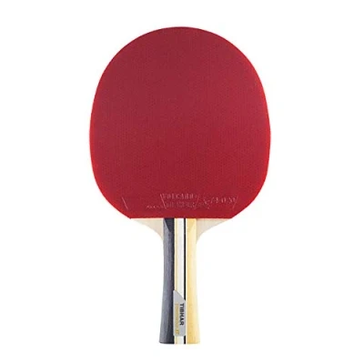 Image of Tibhar Powercarbon XT Table Tennis Bat Flared Yellow