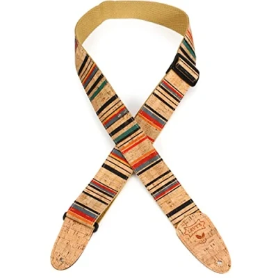 Image of Levy&#039;s MX8 003 Natural Cork on Tan Cotton Webbing w Ends 2&quot; Nantucket