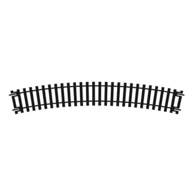 Image of Hornby R608 OO Gauge 3rd Radius Curve Track Extra Pieces for Model Railway Sets, Train Scale 1:76