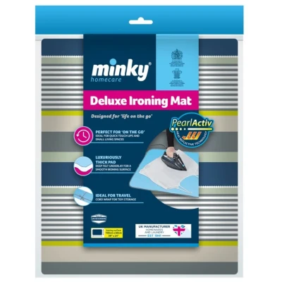 Image of Minky Deluxe Ironing Mat,Honeydew,100x60cm