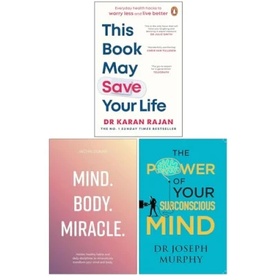 Image of This Book May Save Your Life, Mind Body Miracle &amp; The Power of Subconscious 3 Books Collection Set