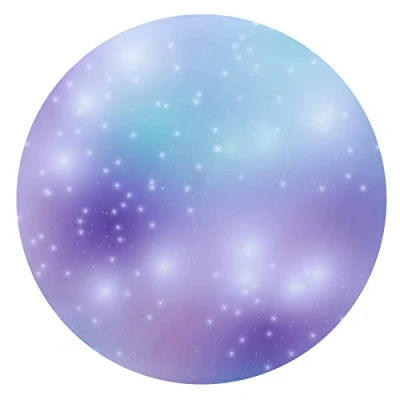 Image of Culpitt 8&quot; Celestial Design Masonite Cake Board, Strong Round Drum for All Types of Celebration Bakes, Birthday, Wedding, Anniversary, Stars, Pack 1 8 inch
