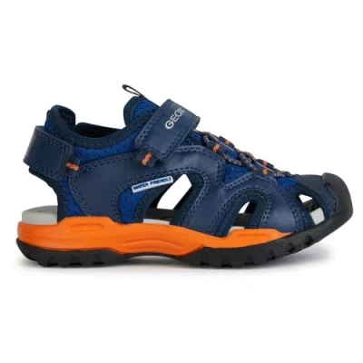Image of Geox J Borealis Boy C Sandal, Royal Orange, 9 UK Child